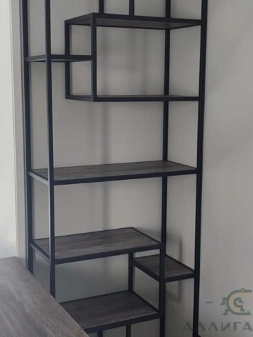 218. Мебель в рабочий кабинет с металлическими вставками