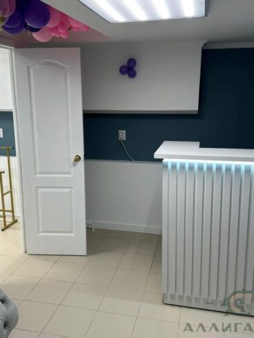 235. Ресепшн светлого оттенка с подсветкой