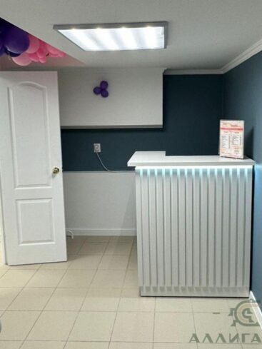 235. Ресепшн светлого оттенка с подсветкой