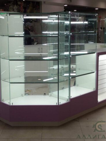 244. Торговый островок фиолетового цвета